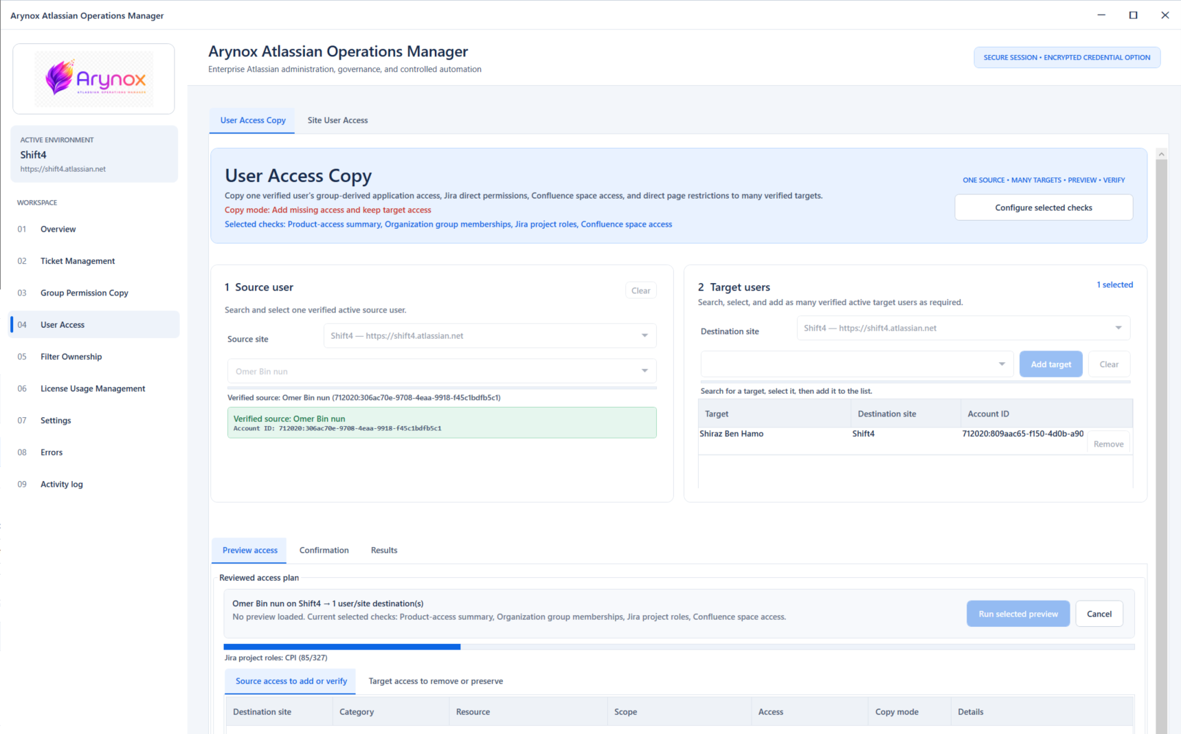 Arynox Atlassian Operation Manager